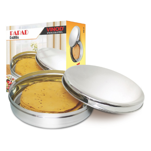 Vinod Stainless Steel Papad Dabba