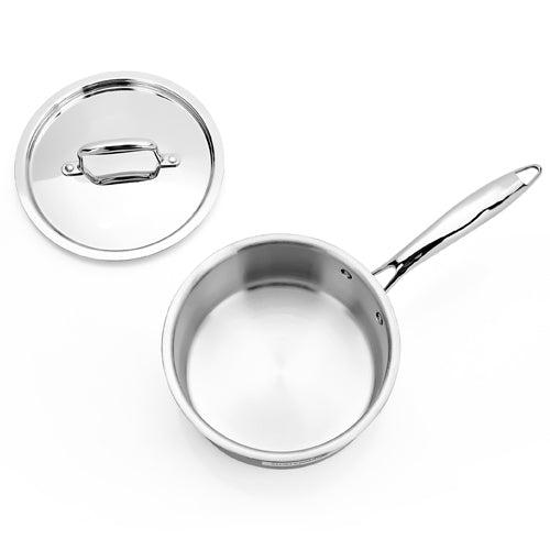 Steel Sauce Pan with Cover 