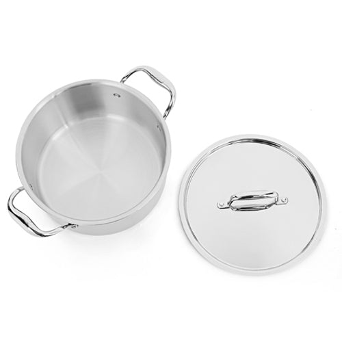 Triply Stainless Steel Sauce Pot with Cover