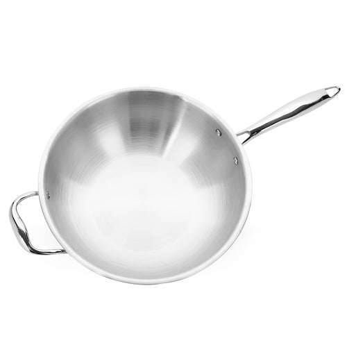 Triply Stainless Steel Wok